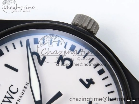 MIROTIME 0118 Pilot Black Ace BLSF 1:1 Best Edition White Lume Dial on Black Nylon Strap MIYOTA OnTrend 7021